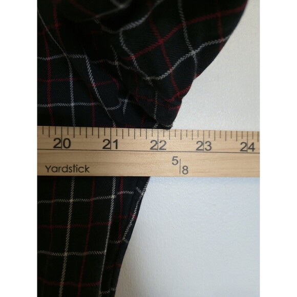 VTG Polo Ralph Lauren Shirt Mens S Button Up Red Black Checkered Business Casual - Picture 6 of 7